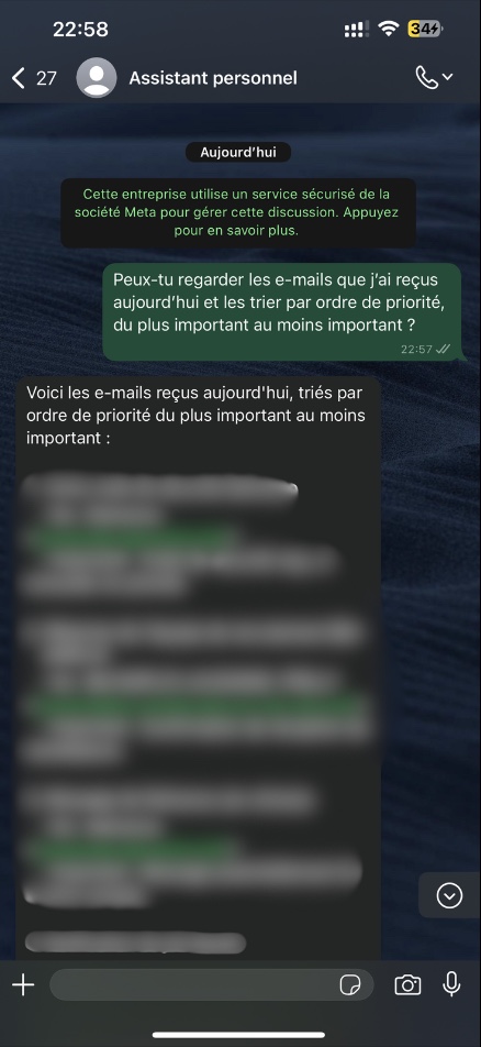 Gestion d'emails